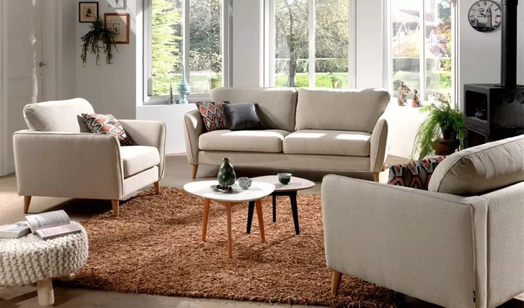 прямой диван скандинавский