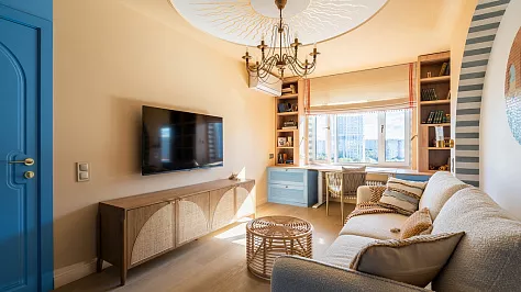 «Квартирный вопрос»: спальня-гостиная из «Тысячи и одной ночи» с TheFurny