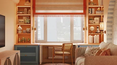 «Квартирный вопрос»: спальня-гостиная из «Тысячи и одной ночи» с TheFurny